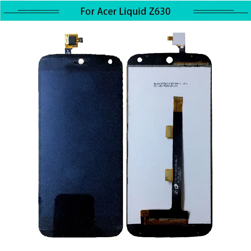 Double-U 1 шт. для Acer Liquid Z630 Z630s Полный ЖК дисплей в сборе с сенсорным экраном