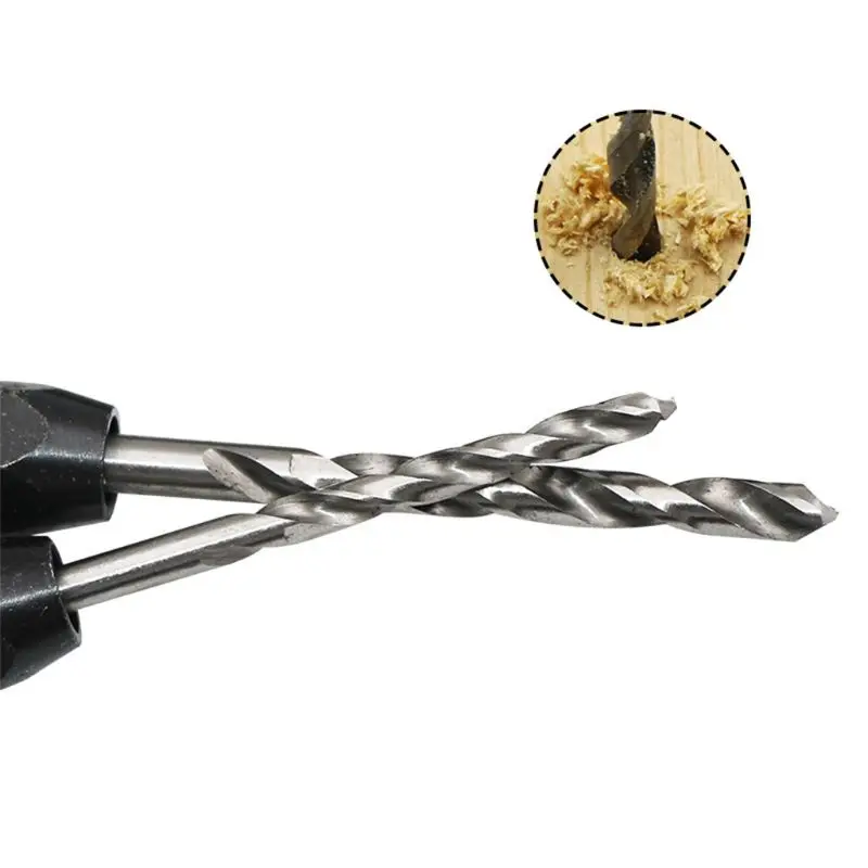 

5 Pcs HSS Quick Change Twist Handle Spiral Drill Bit Set Hex Shank for steel U1JB