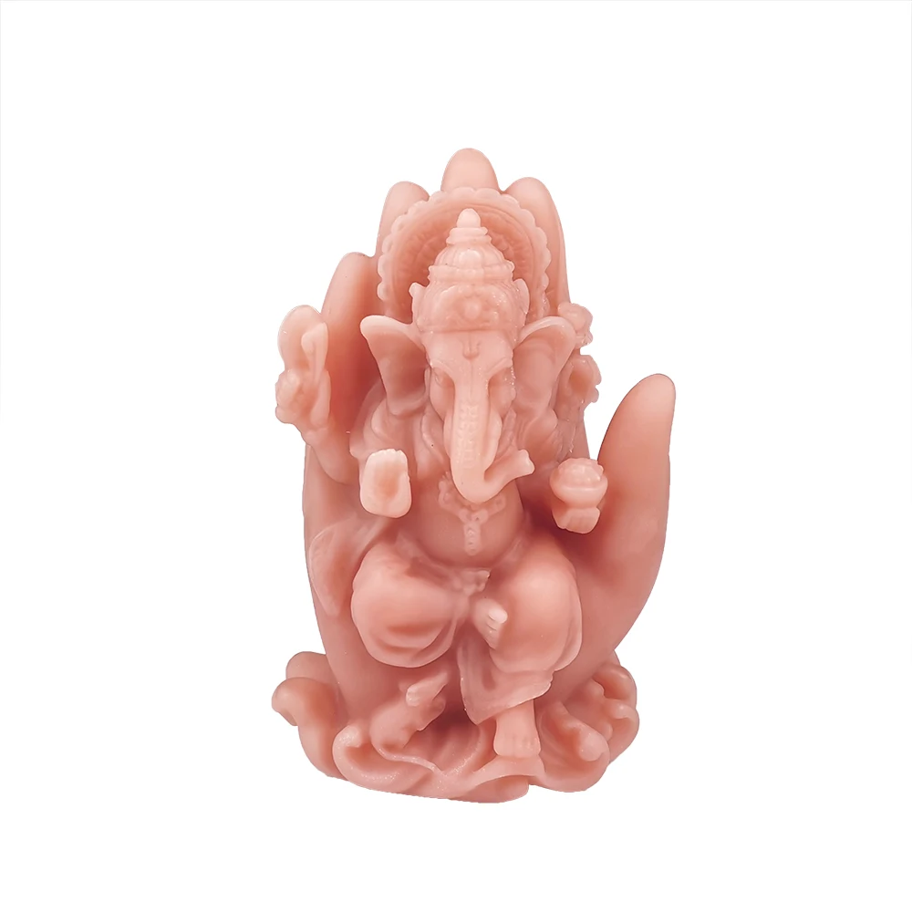 3D Elephant Buddha Shape Silicone Mold Cake Candle Soap Gypsum Resin Mould DIY Aromatherarpy Household Decoration Craft Tools | Дом и сад