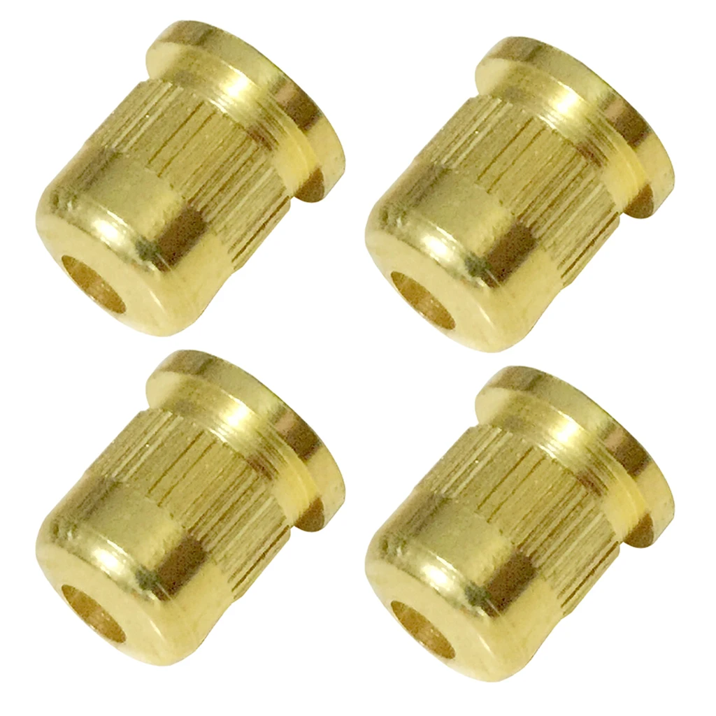 4 Pcs of Pack Bass String Mounting Ferrules Bushing for Fender Guitar Parts | Спорт и развлечения