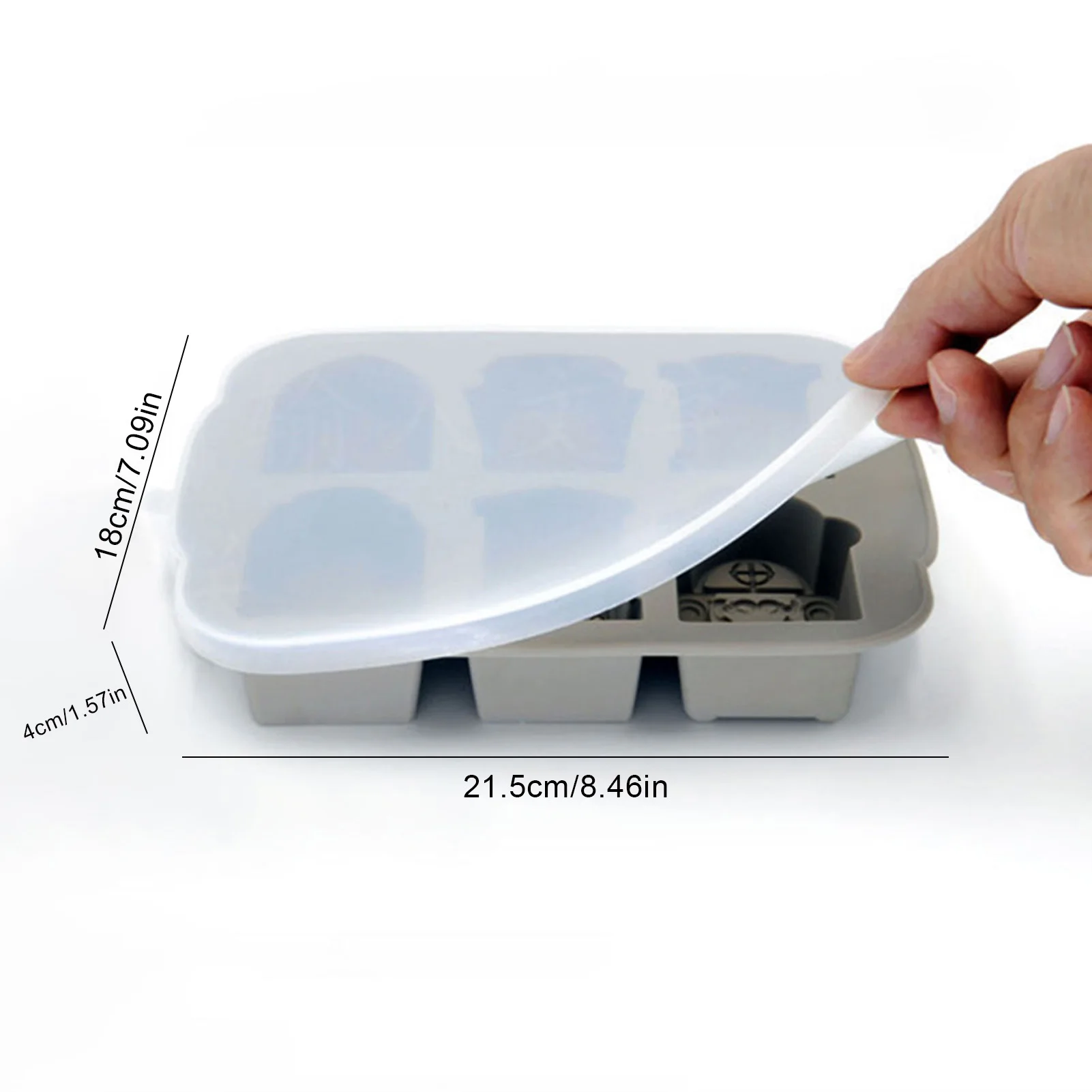 

Hot Selling Halloween Gravestone Silicone Mold Ice Chocolate Mold Tombstone Cake Fondant Mold