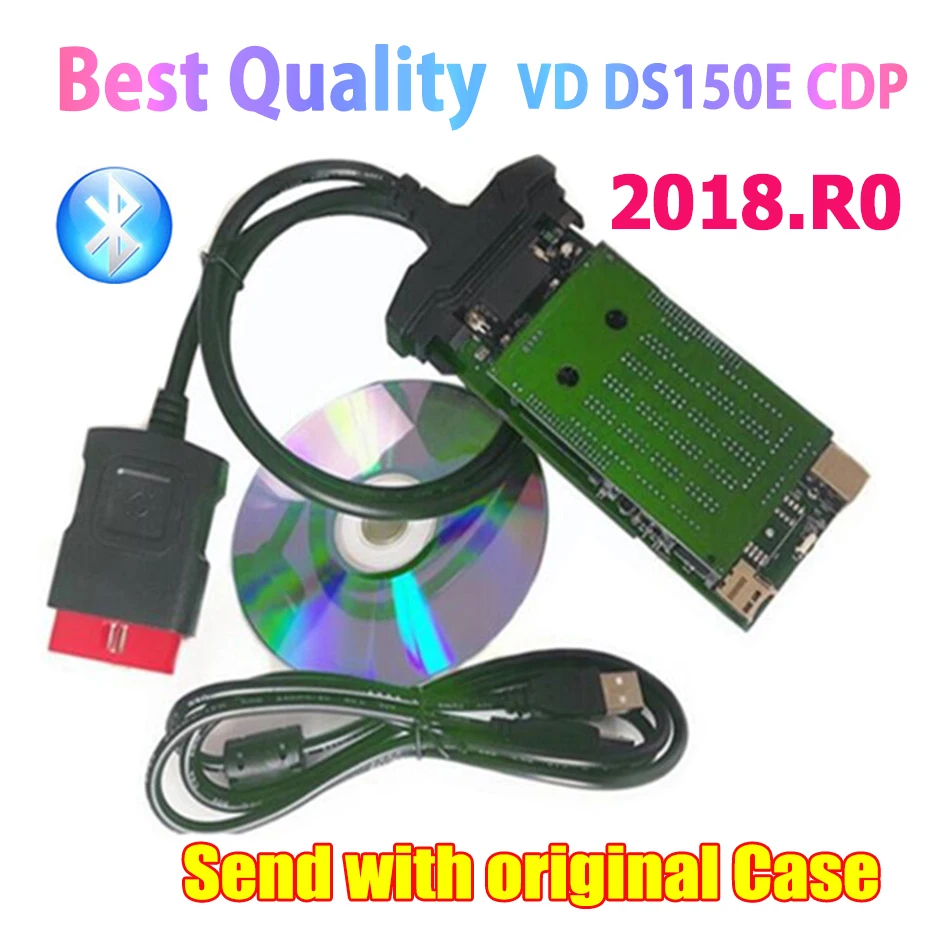 Новинка 2021 2018.R0 2017.R3 Keygen лучший V3.0 новый VCI VD DS150E Cdp Bluetooth для Delphis Car Truck Obd2