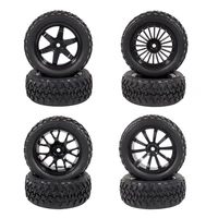 4pcs rc 110 tires wheels hub 12mm hex for 110 hsp hpi kyosho axial scx10 traxxas trx 4 tamiya rc on road rally rc car tyres