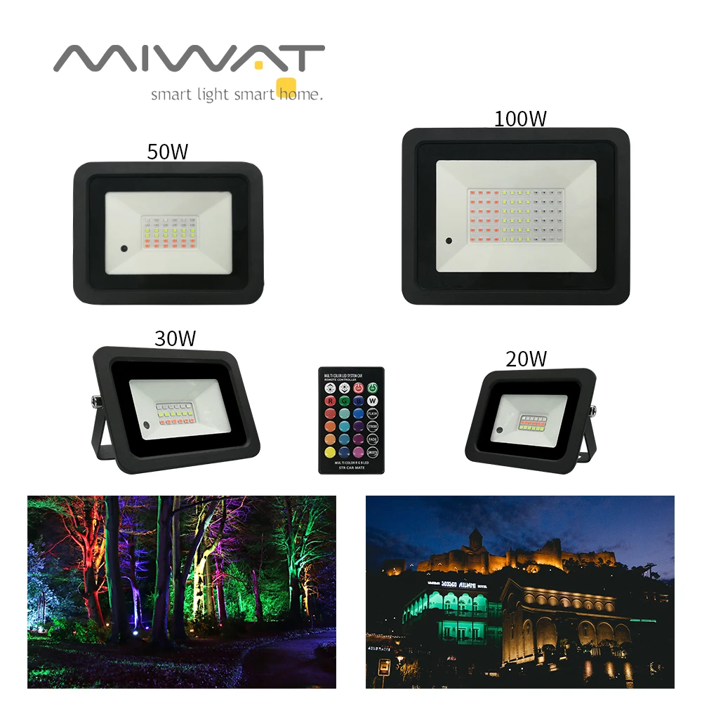 2021 последняя RGB светодиодные потолочные светильник 20W 30W 50W 100W Светодиодный