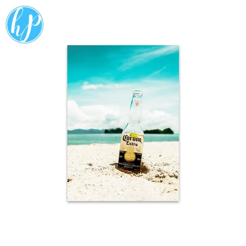 

Soda Waves Landscape Poster Nordic Style Waterproof Ink Canvas Print Painting Modern Living Room Bedroom Decoration