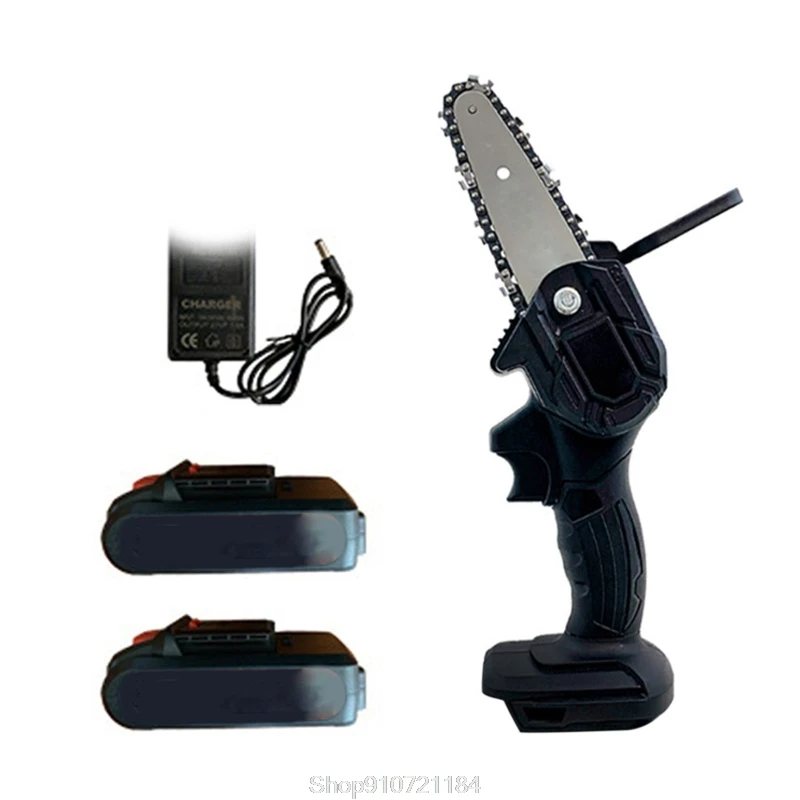 

Wireless Portable Rechargeable Lithium Battery Electric Pruning Saw Mini Woodworking One-handed Garden Logging Chain Saw N12 20
