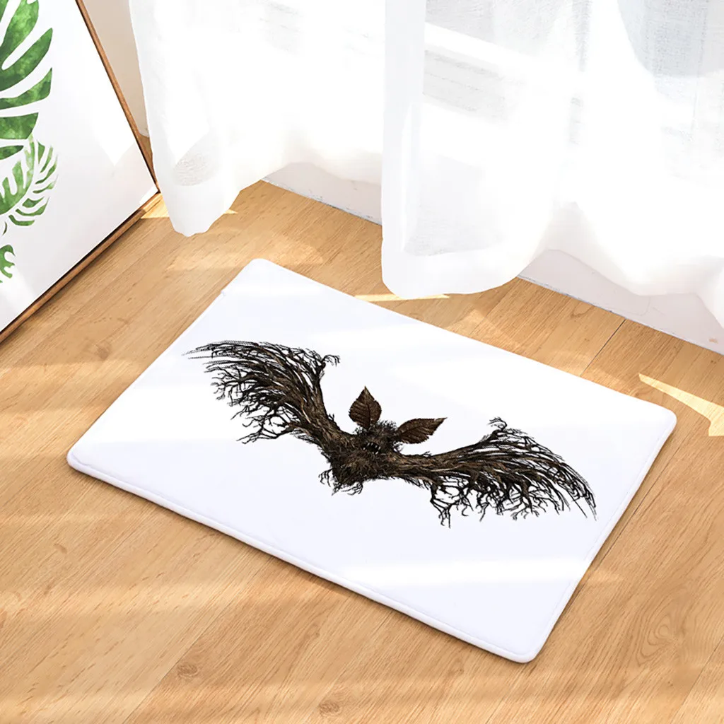 40*60 см Хэллоуин абстрактный череп коврик для ванной шаблон диван ковер на двери в