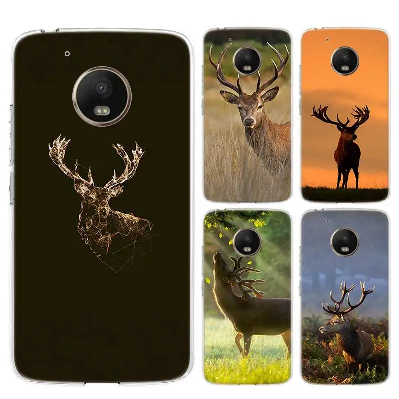 

Fundas Deer Hunting Camo Case For Motorola G7 G9 G8 Power Soft TPU Cover Moto G6 Play G5S G5 E5 E6 Plus Coque Shell