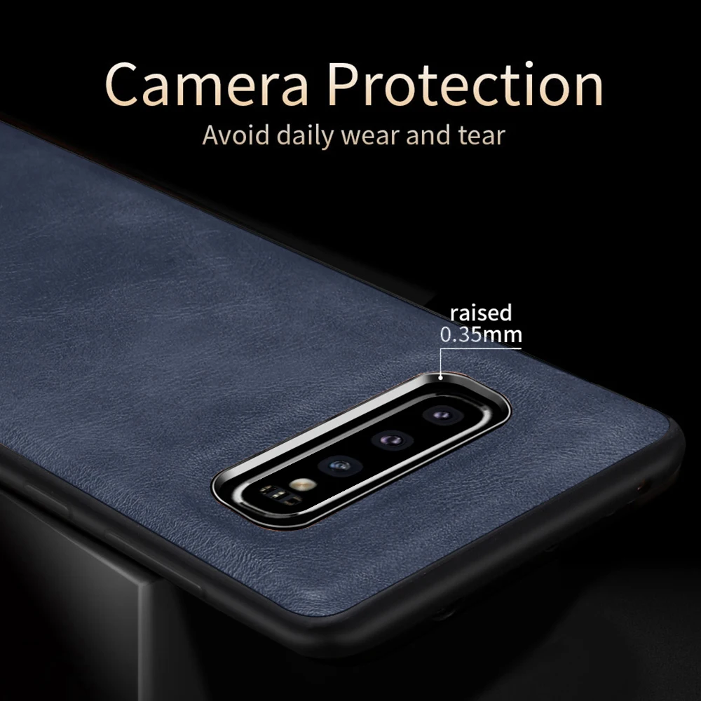 LLZ. COQUE, ультратонкий кожаный чехол премиум класса, защитный чехол для samsung Galaxy S10e S9 S10 Plus Note 9, чехлы, чехлы