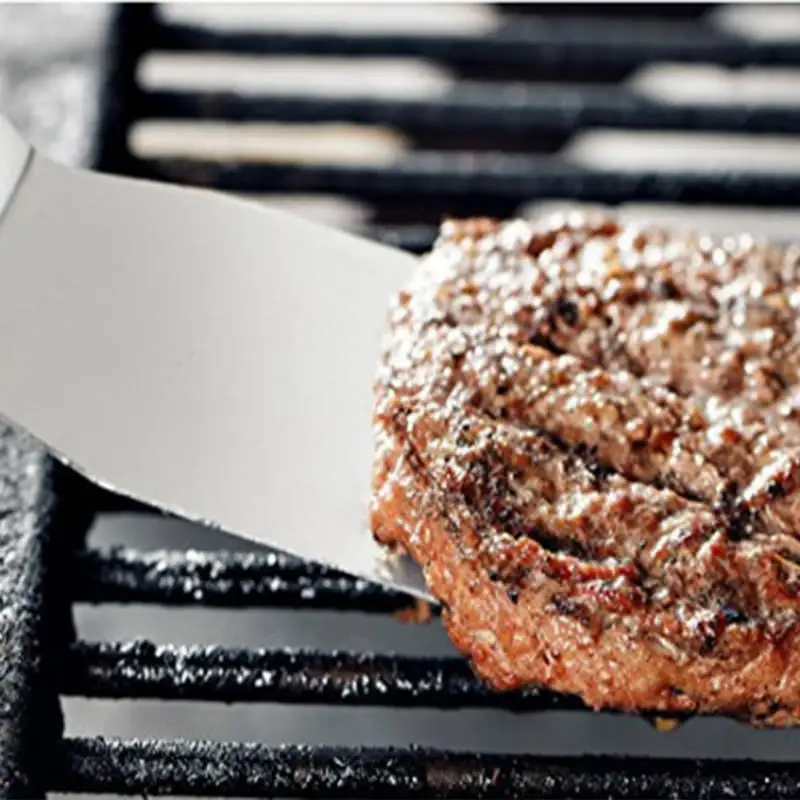 Кухонная лопатка для выпечки пластиковая ручка гриль Тернер металлический скраб