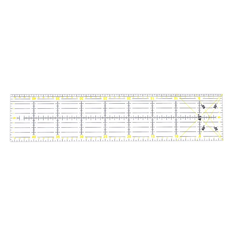 

10X45CM Plastic Transparent French Curve Ruler SplIne Sewing Patchwork Feet Tailor Yardstick Cloth Cutting Rulers