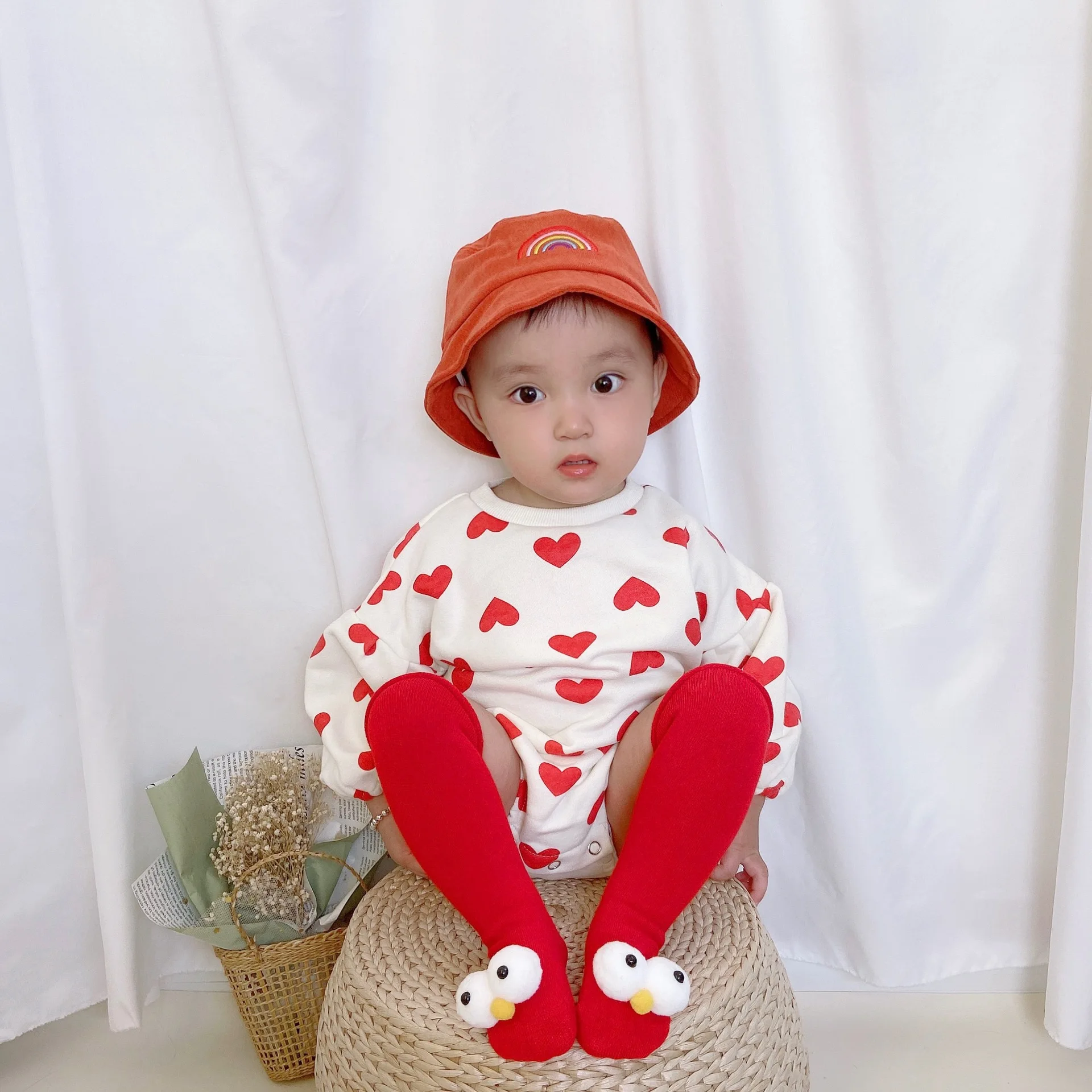 Чулки с кунжутом модные теплые носки аниме повседневные длинные зимние весенние