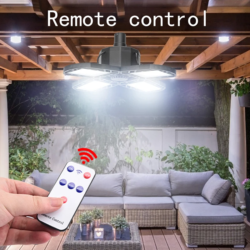 

Portable 96LED Solar Charging Folding Light Outdoor Camping Garage Lamp Solar/USB Rechargeable Warehouse Workshop Emergency Lamp