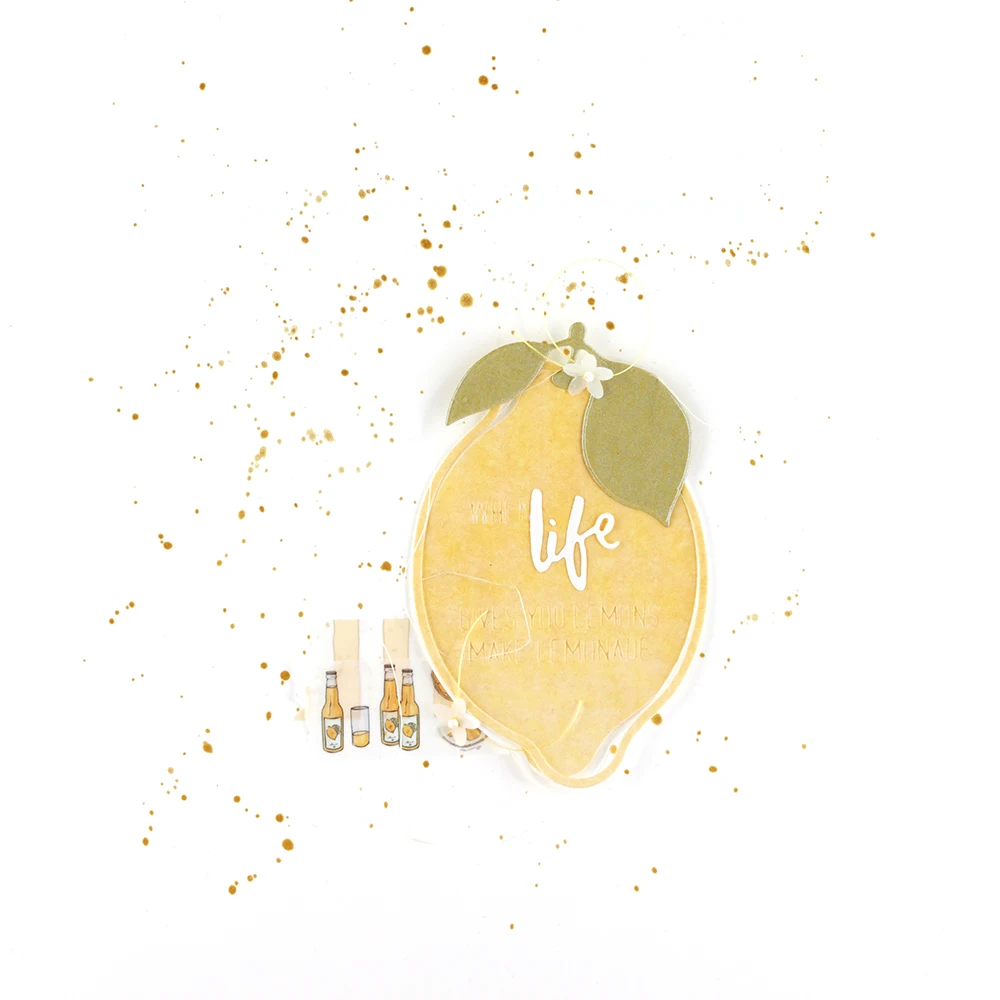 

Mini Lemon Leaves Metal Cutting Dies for DIY Scrapbooking Crafts Dies Cut Stencils Maker Photo Album Template Handmade