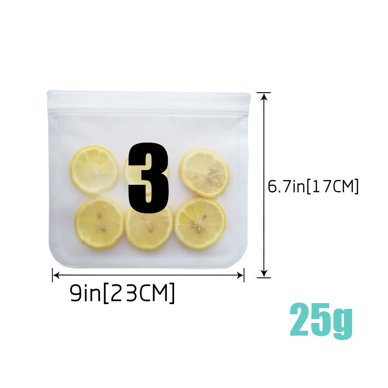 Пищевая силиконовая сумка для хранения свежих уплотнений многоразовые