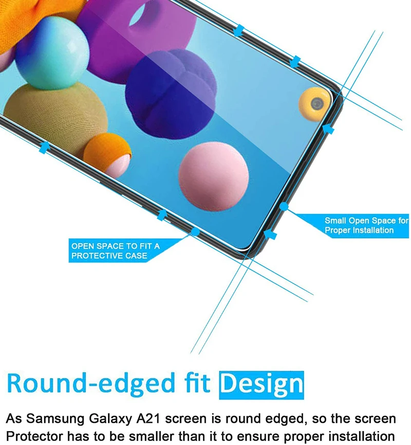 Защитное стекло закаленное 9D для Samsung Galaxy A10 A20 A30 A40 A50 A60 A70 A80 A90 M10 M20 M30 M40 | Мобильные