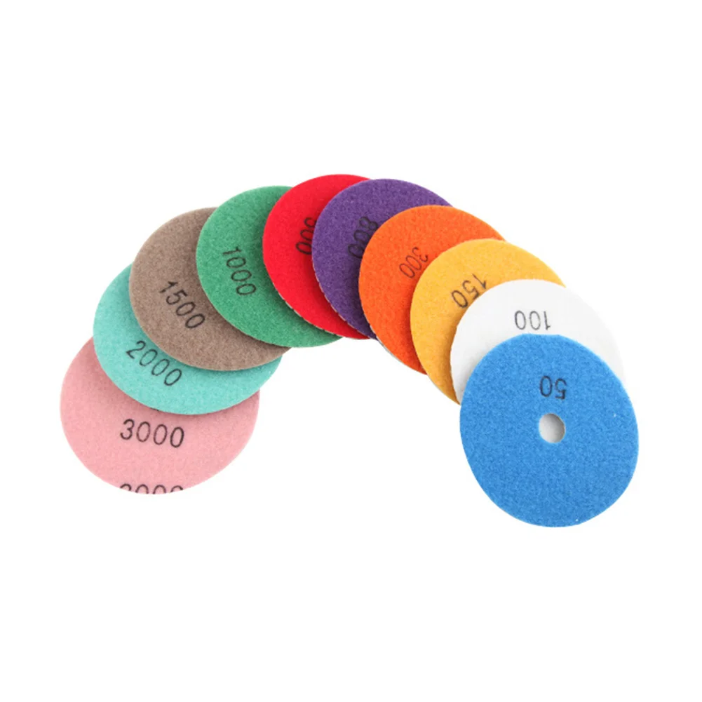 

12Pcs Sanding Grinding Wheel Diamond Polishing Pads Marble Granite Concrete Stone Concrete Grinding Buffing Polisher Hand Tools