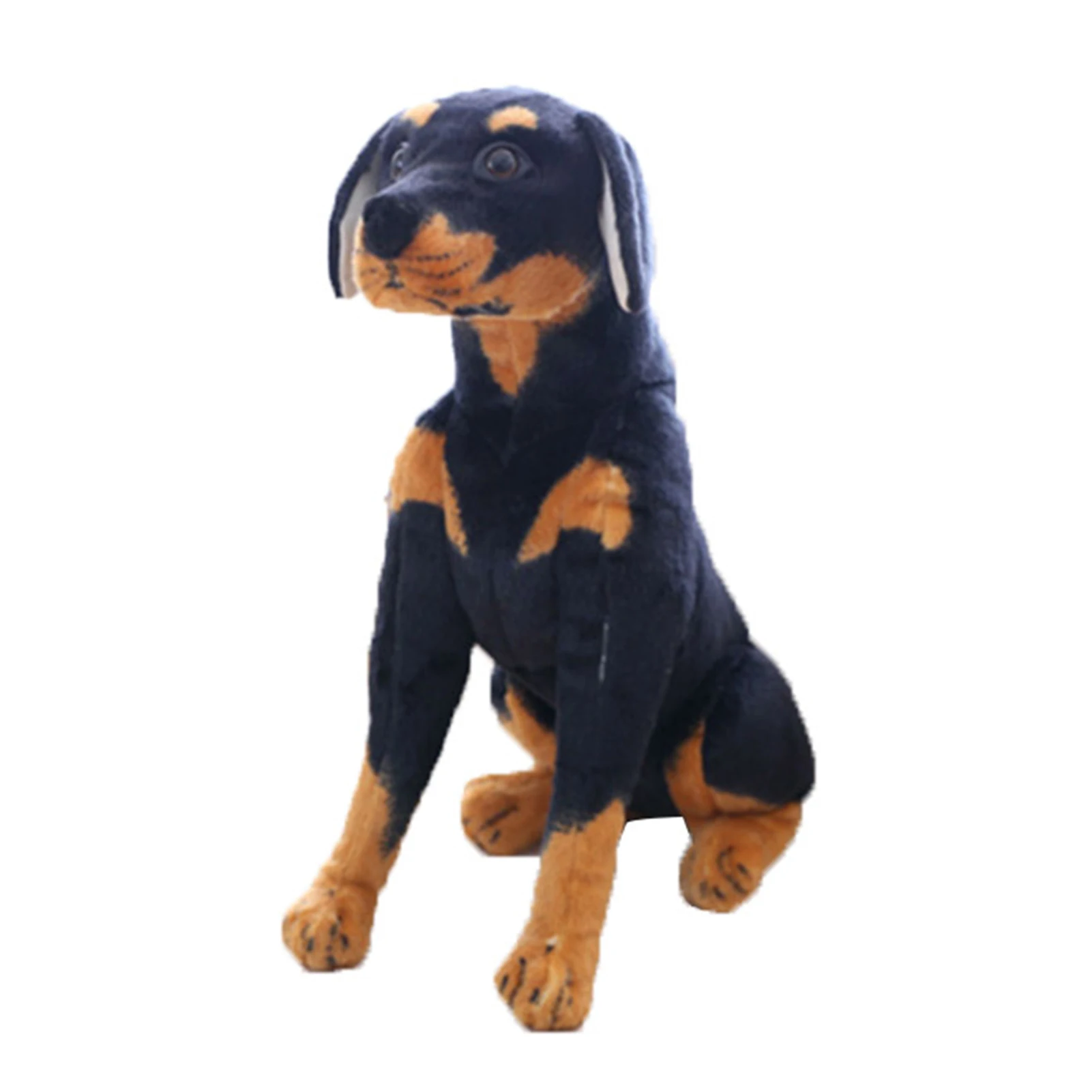 

3D Simulation Large Rottweiler Dogpeluches Grandes Toys Animal Plush Home Essential Decoration Children's Gift