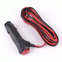 12v 24v male auto car motorcycle cigarette lighter socket plug connector on off switch 1m3m universal connector switch