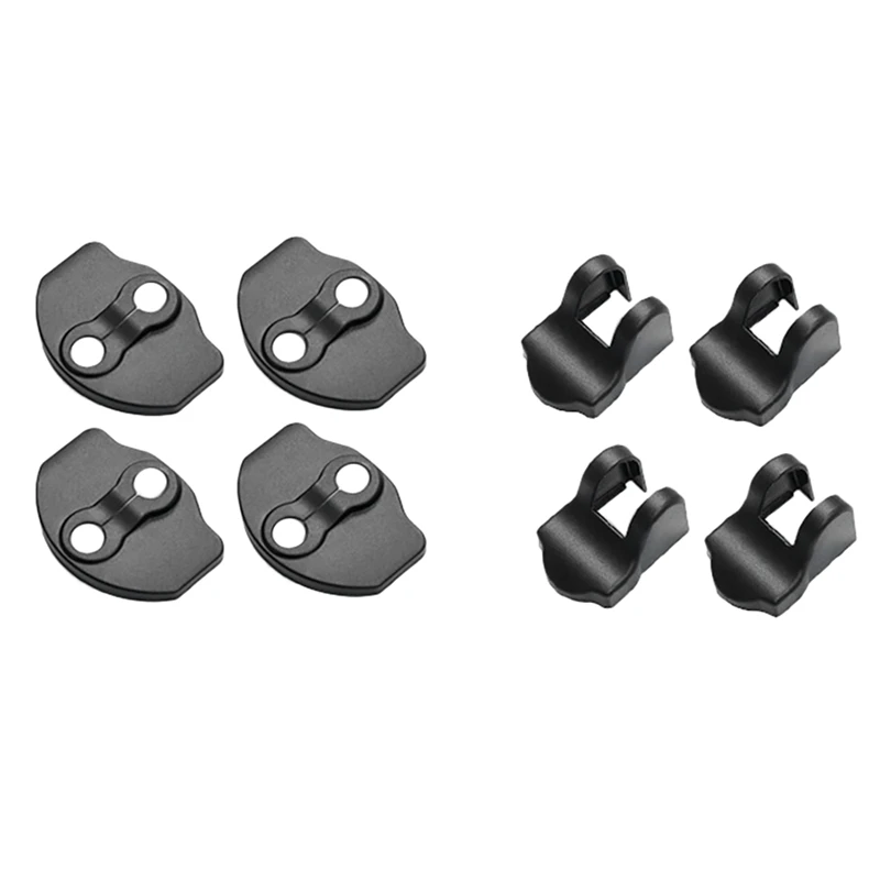 

8PCS Car-Styling Car Door Lock Cover and Door Stopper Limiting Arm Covers for Tesla Model Y
