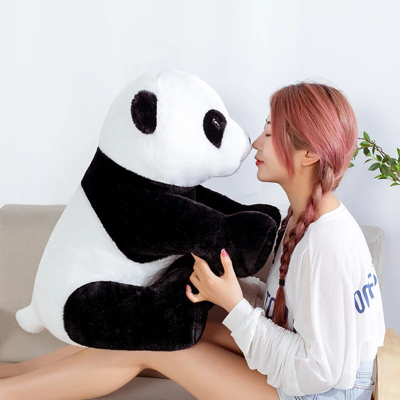 Cute Baby Big Giant Panda Bear Plush Stuffed Real Life Animal Doll Cartoon Kawaii Pillow Girls Lover Gifts | Игрушки и хобби