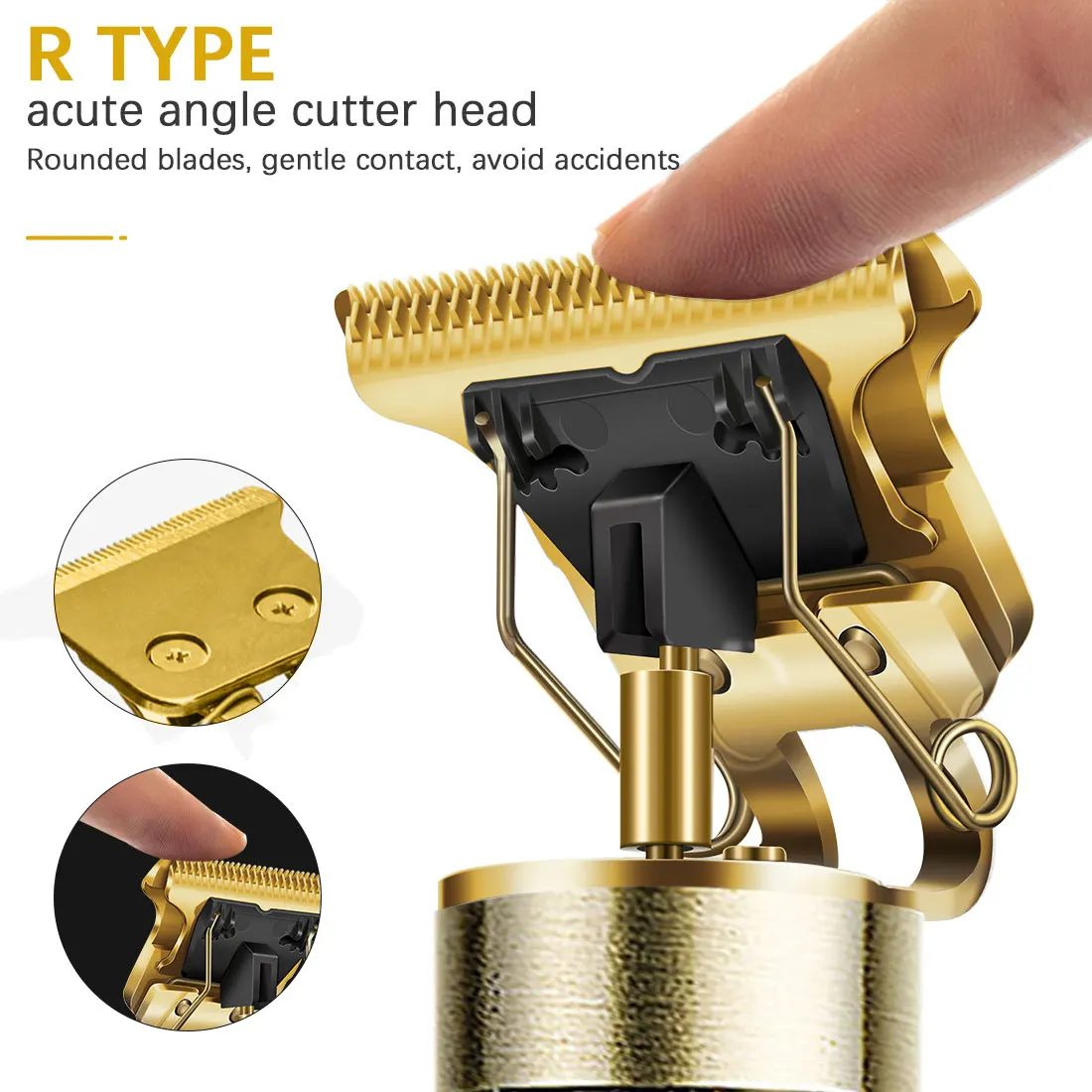 

Electric Hair Clipper For Men 0MM Hair Trimmer USB Reharge Mini KEMEI Battery Recharge Electric Hair Cutter Beard Shaver