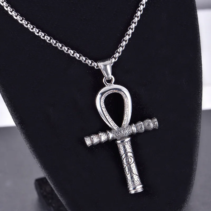 Оптовая продажа новое классическое ожерелье с крестом из нержавеющей стали