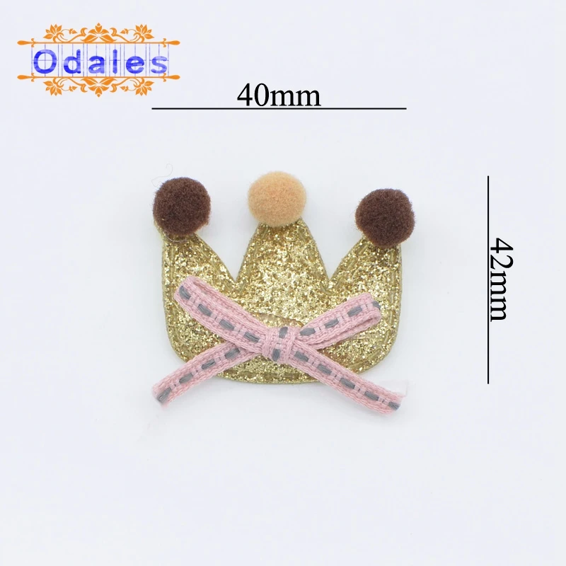 Нашивки &quotКорона&quot для леггинсов с помпонами в Корейском стиле аппликация