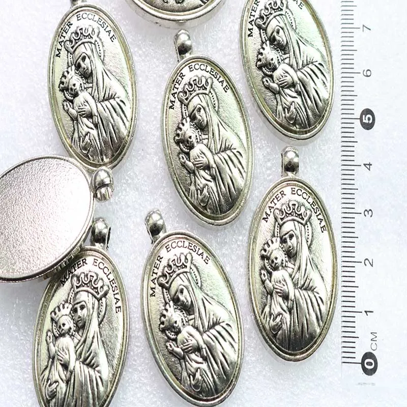 Католическое ожерелье с подвеской золотое мамой ювелирные изделия религиозный