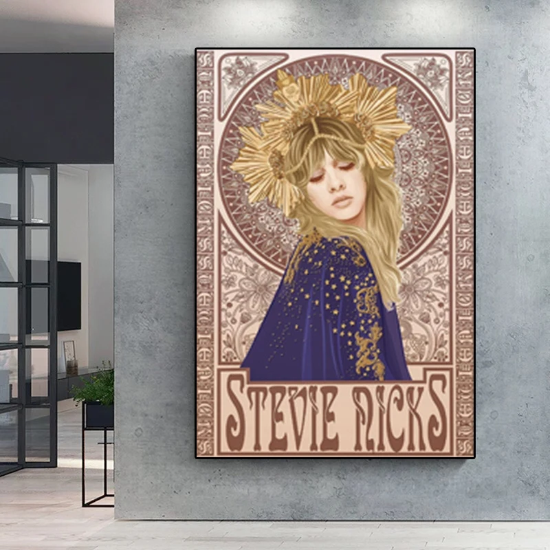 

Modern Figure Stevie Nicks Art Nouveau Canvas Painting Wall Art Posters and Prints Wall Art Picture for Living Room Cuadros