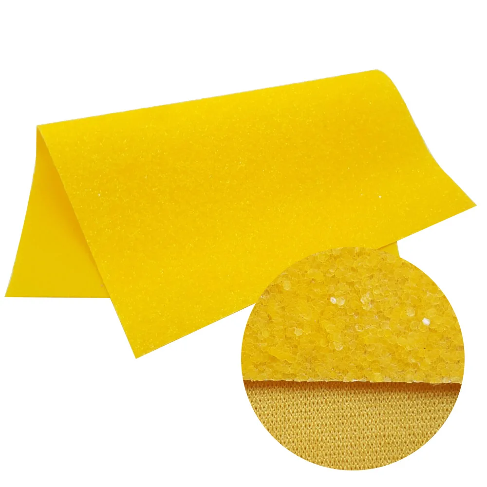 yellow 22*30 см блестящие туфли-лодочки на устойчивом Ткань Неоновый золото A4 Искусственная кожа листы Sequin синтетические Hairbow ткань, аксессуары для DIY синтетическая кожа - Цвет: yellow