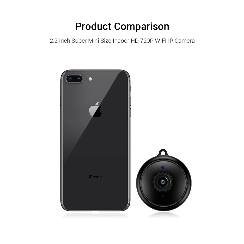 Беспроводная IP-камера Escam V380 HD Wi-Fi 1080P ночное видение двухсторонний звук датчик