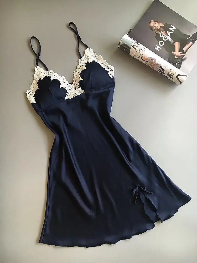 Women Nightdress Female Sexy Sling Nightgowns Ladies Lingerie Sleepdress Cute Sleepshirts Seductive Household Clothes | Женская одежда