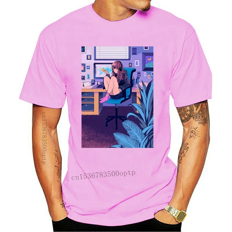 

Trends Sad Anime Japanese School Girl Room Lo Fi Hip Hop Aesthetic Unisex T-Shirt