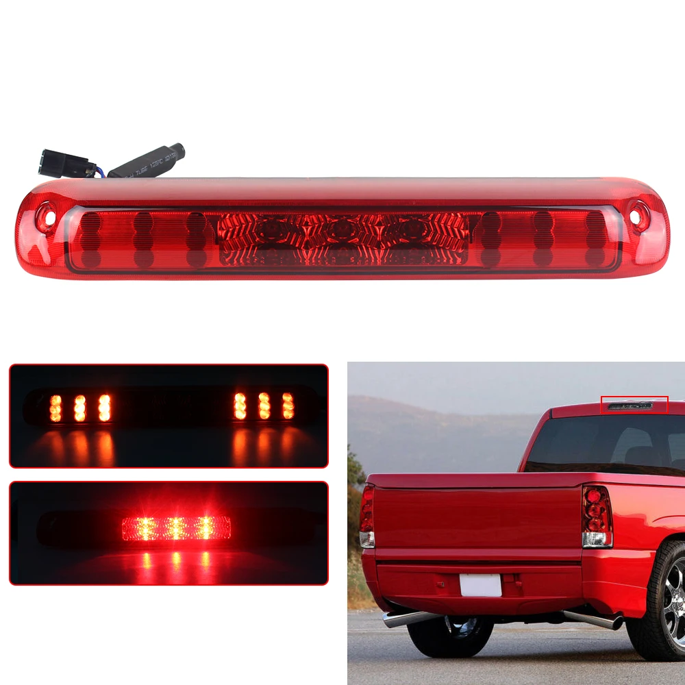 

3RD LED Tail Brake Cargo Light 1999-2006 for Chevy Silverado GMC Sierra Led 3rd Third Brake Rear Roof Stop Light Bar