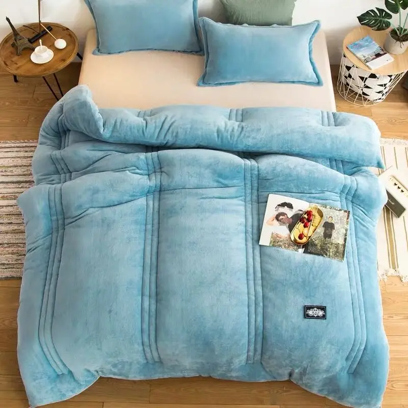 Лоскутное Супер теплое одеяло Twin/King/queen size для дома/отеля роскошное фланелевое с