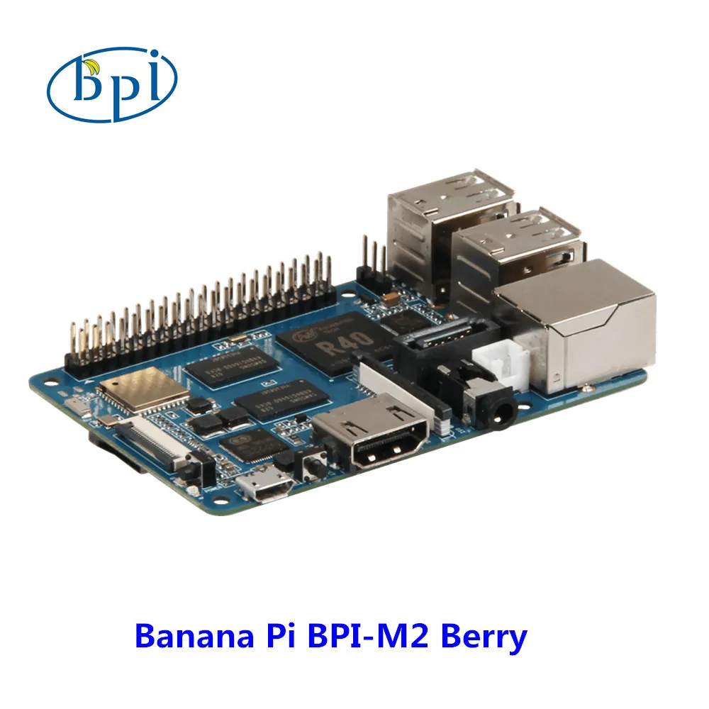 Четырехъядерный процессор Banana pi BPI M2 Berry cortex A7 allwinner V40 CPU 1G DDR того же размера что и