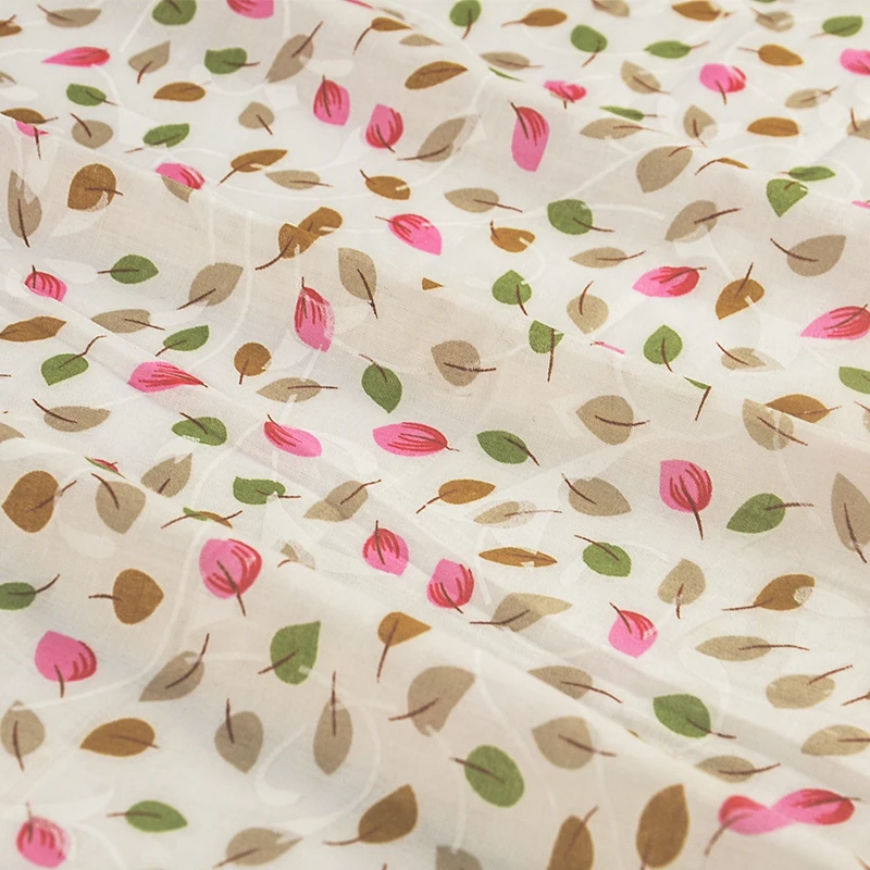 2016 New Three Coluor Leaves Design Patchwork Tecido Decoration Sewing Fabric 100% Cotton Tela Dolls Home Textile Plain Art Work|fabric textiles