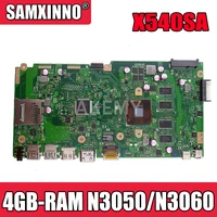 new x540sa mainboard 4gb ram n3050n3060 cpu rev 2 0 for asus x540 x540s x540sa x540saa laptop motherboard test ok