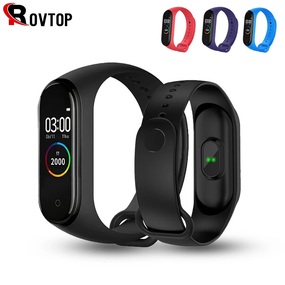 Rovtop M4 Plus мужские умные часы спортивные кровяное давление пульсометр монитор
