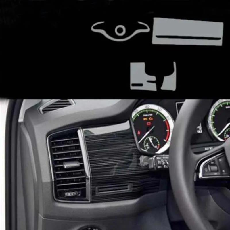 

Прозрачная защитная пленка из ТПУ для панели приборов Skoda Kodiaq, 2018, 2019