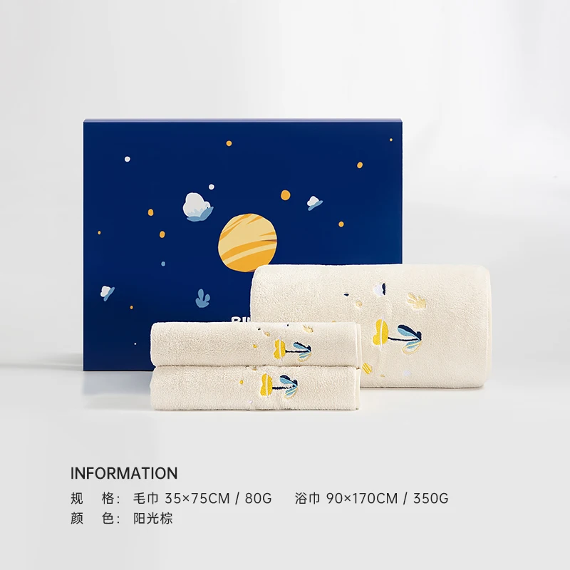 

Couple Cotton Towel Set Luxury Microfiber Quick Drying Hair Hand Gym Beauty Salon Towel Bathroom Toallas Household Goods DG50T