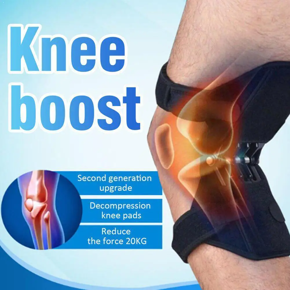 

New Support Joints Knee Pads Breathable Non-Slip Electric Rebound Joint Spring Brace Powerful Force Lift Knee Stabilizer F1G9