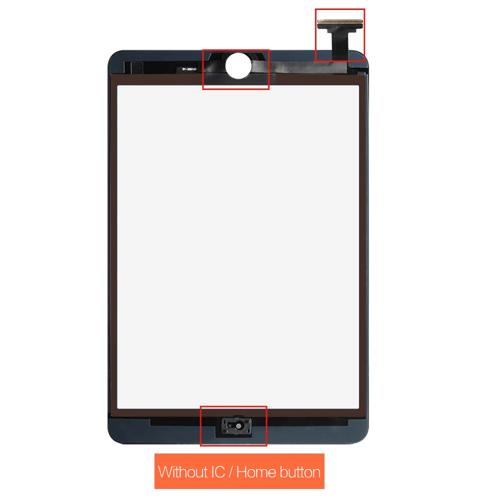 Сенсорный экран для iPad Mini с дигитайзером 2 1 Mini1 A1432 A1454 A1455 Mini2 A1489 A1490 A1491 стеклянный