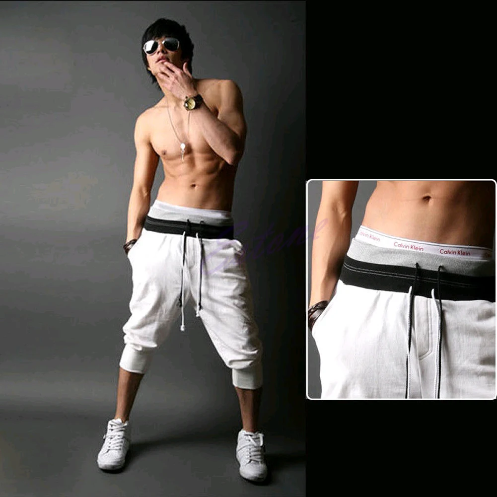 

NEW Jogger Baggy Casual Trousers Shorts Men Sports Pants Harem Training Dance U50C