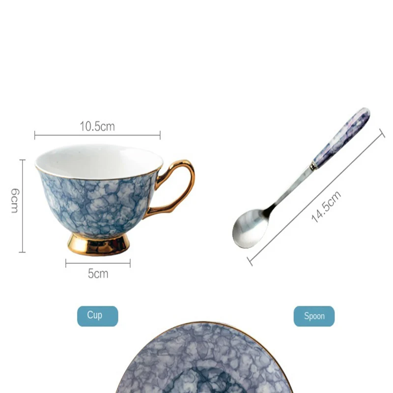 Nordic костяной фарфор чашка с блюдцем Набор Творческий Керамика чашки для молока