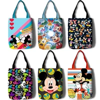 disney mickey mouse goofy shopping bag lady girls hand bag large capacity girls handbag gifts