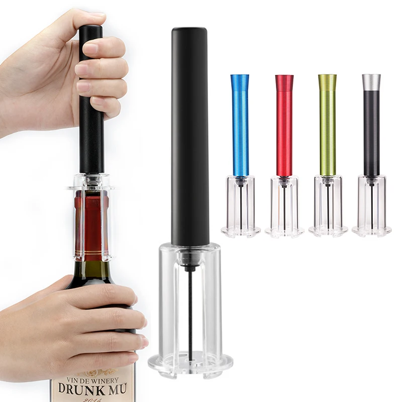 1 шт. Нержавеющая сталь вина открывалка для бутылок воздушный насос Pin Тип