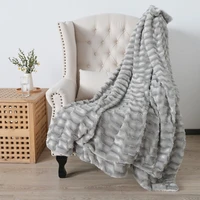 127x152cm thickened double lamb blanket faux fur plush tie dyed brushed fleece sherpa blanket home textiles blankets