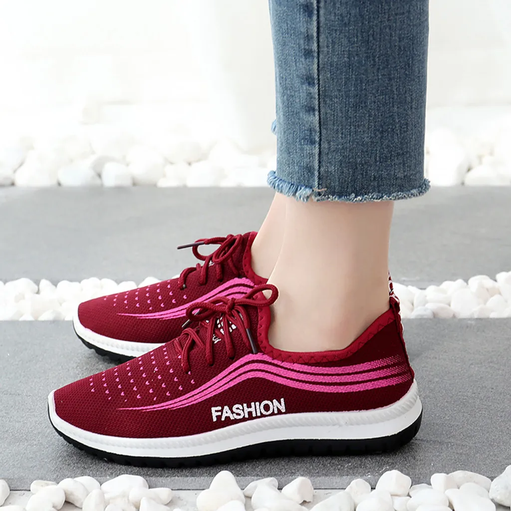 SAGACE женская обувь 2019 Модная Повседневная дышащая легкая на шнуровке Женская
